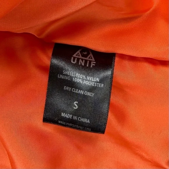 UNIF x Urban Outfitter Exclusive “WhaTever” Women’s Size: Small - Bomber Jacket - Picture 6 of 12